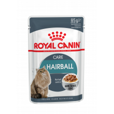 Royal Canin Hairball Care Корм консервированный для взрослых кошек в соусе для профилактики образования волосяных комочков, 85г
