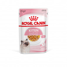 Royal Canin Kitten Корм консервированный для котят в период второй фазы роста до 12 месяцев, желе, 85г