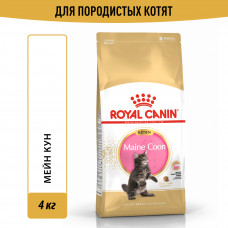 Royal Canin Maine Coon Kitten Корм сухой сбалансированный для котят породы Мэйн Кун, 4кг