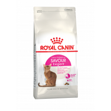 Royal Canin Savour Exigent Корм сухой сбалансированный для привередливых взрослых кошек от 1 года, 4 кг