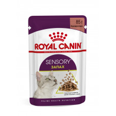 Royal Canin Sensory корм консервированный полнорационный для взрослых кошек (в возрасте от 1 года до 7 лет), стимулирующий обонятельные рецепторы, кусочки в соусе, 85 г