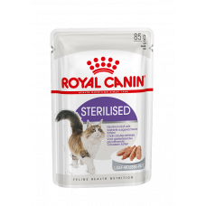 Royal Canin Sterilised Корм консервированный для стерилизованных взрослых кошек, паштет, 85г