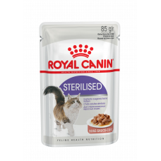 Royal Canin Sterilised Корм консервированный для стерилизованных взрослых кошек, соус, 85г