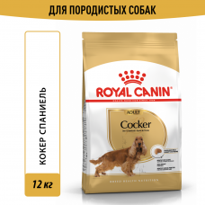 Royal Canin Cocker Adult Корм сухой для взрослых собак породы Кокер Спаниель от 12 месяцев, 12 кг