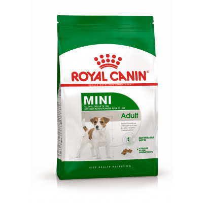 Royal Canin Mini Adult Корм сухой для взрослых собак мелких размеров от 10 месяцев, 8 кг
