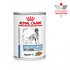 Royal Canin Sensitivity Control Canine Duck with Rice Корм диетический для собак при пищевой аллергии, паштет, 0,42кг