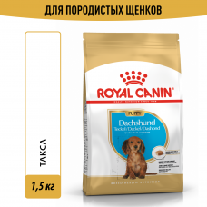 Royal Canin Dachshund Puppy Корм сухой для щенков породы Такса до 10 месяцев, 1,5 кг