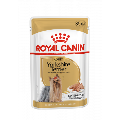 Royal Canin Yorkshire Terrier Adult Корм для взрослых собак породы Йоркширский Терьер от 10 месяцев в паштете, 85 г